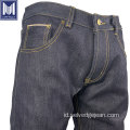 Kecil MOQ Kecil 11-17oz Selvedge Pria Denim Jeans